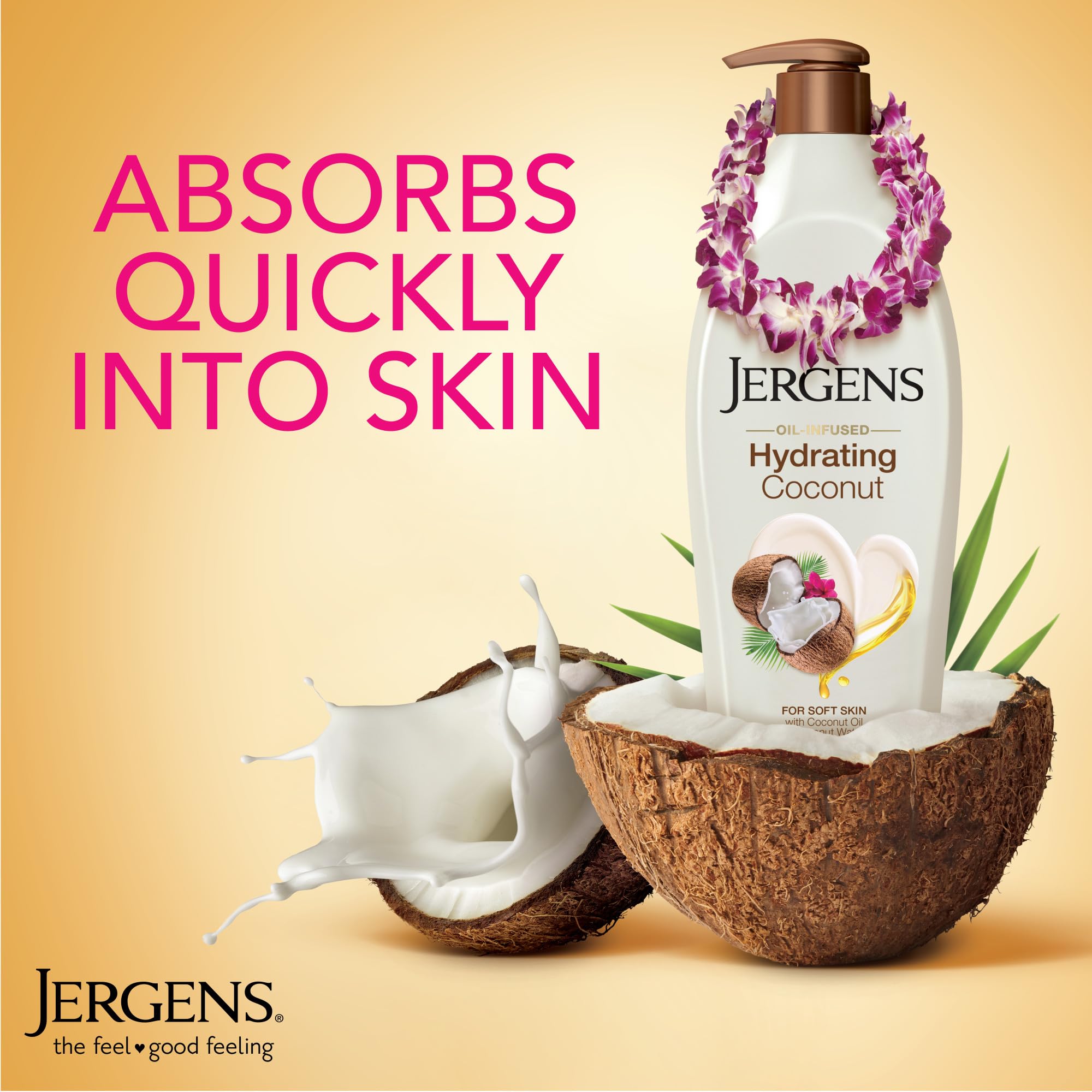 Amazon | Jergens Hydrating Coconut Lotion, 500ml | Jergens